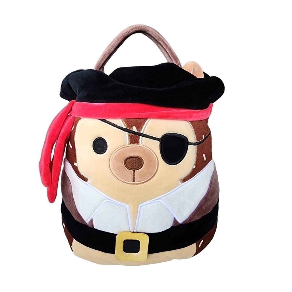 Squishmallows Halloween Squad Hans the Hedgehog Pirate trick Or Treat bag